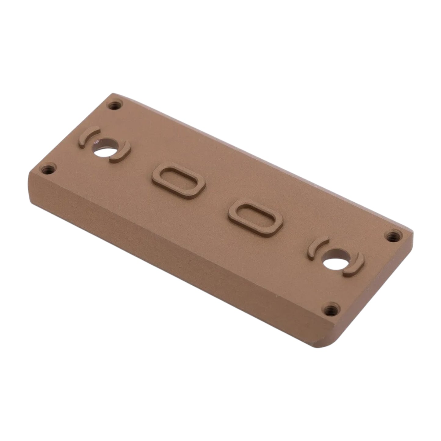 Ultralight ARCA Swiss Rail for MLok Rails - R-LOCK - TAN - SHORT