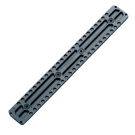 Ultralight ARCA Swiss Rail for MLok Rails - R-Lock - BLACK - XL 11.25"