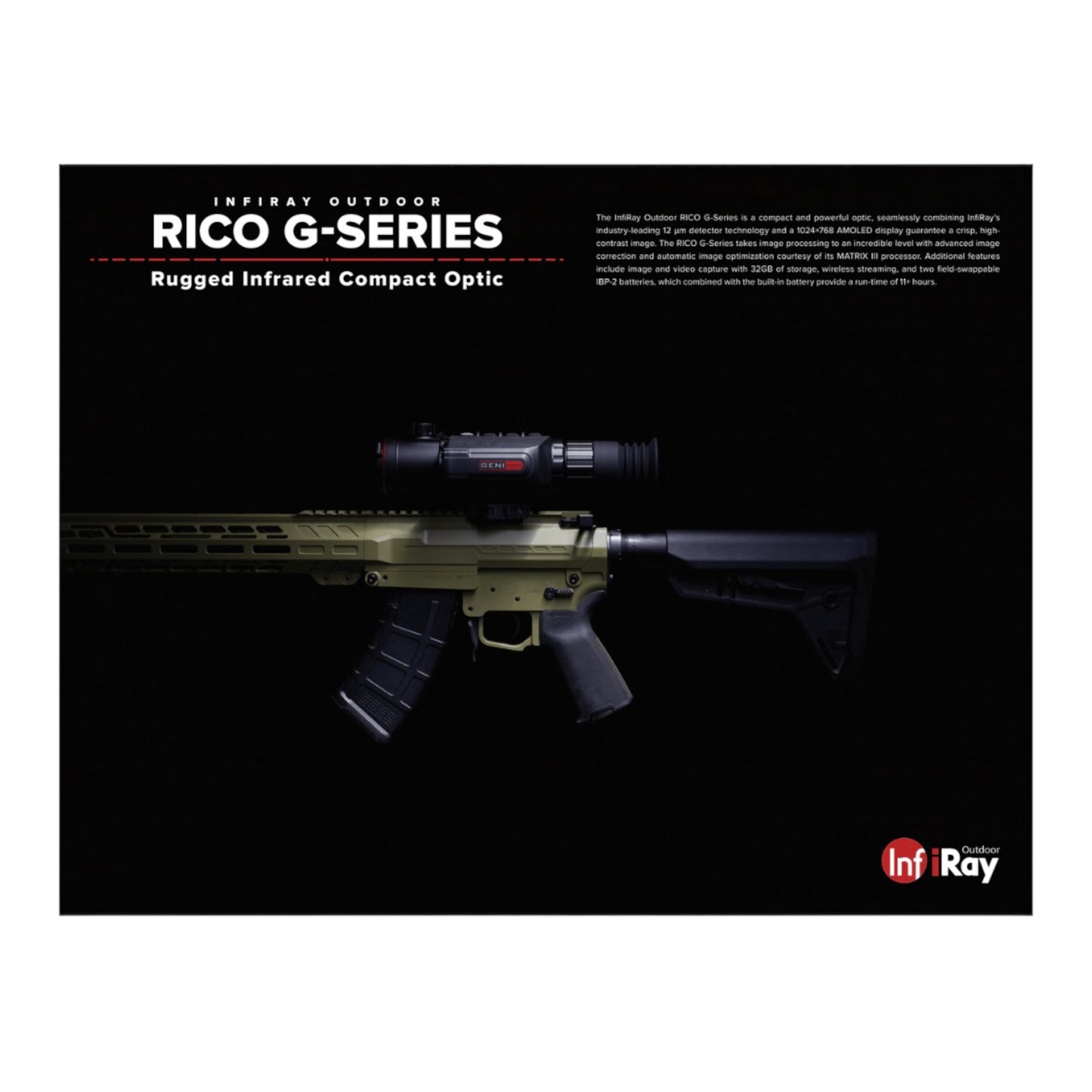 RICO G 640 3X 50mm Thermal Weapon Sight